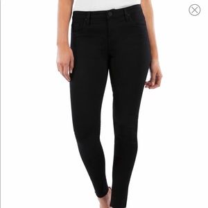 Donna high waist raw hem skinny